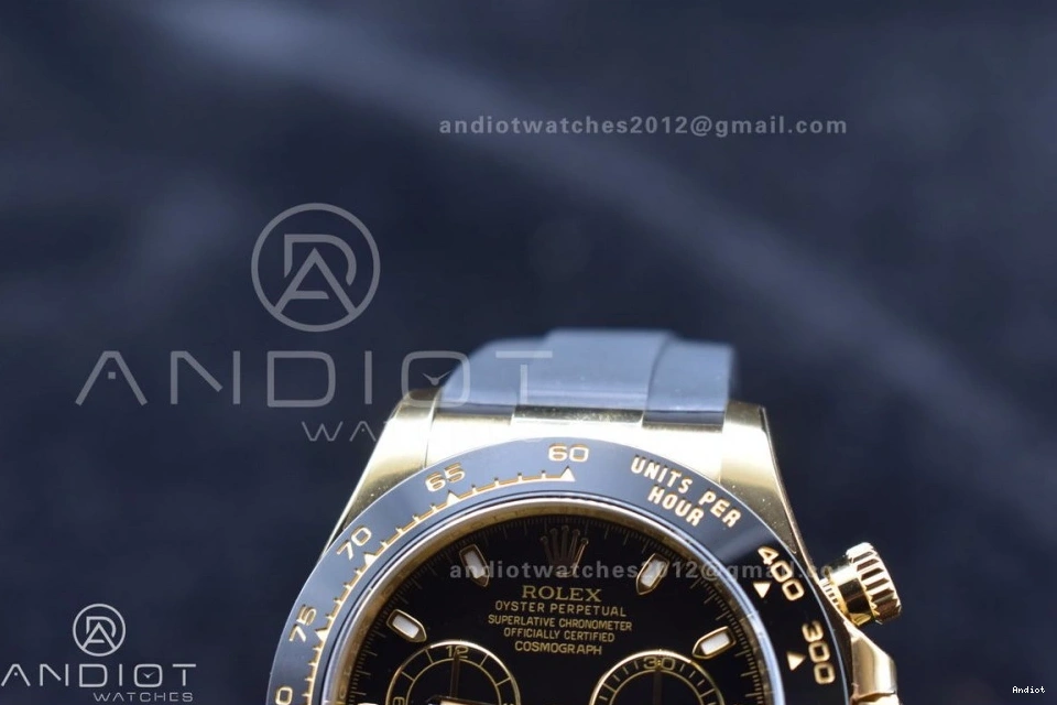 on Daytona Black Oysterflex 1:1 Dial Clean Strap SA4130 Rubber Best Edition 116518 0401